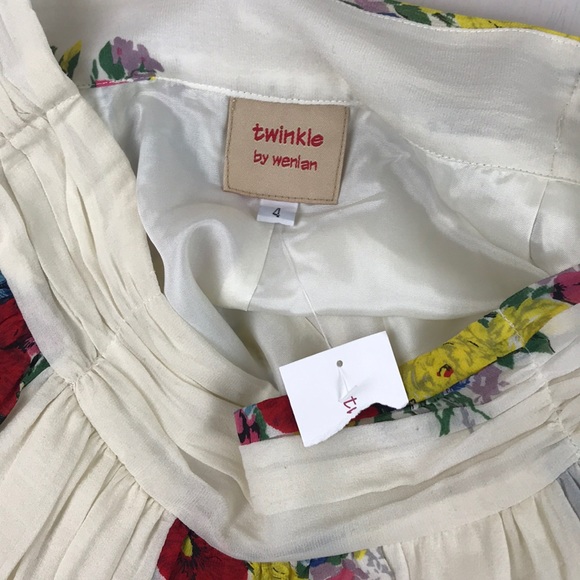 Twinkle by wenlan floral print midi skater skirt - Picture 5 of 6